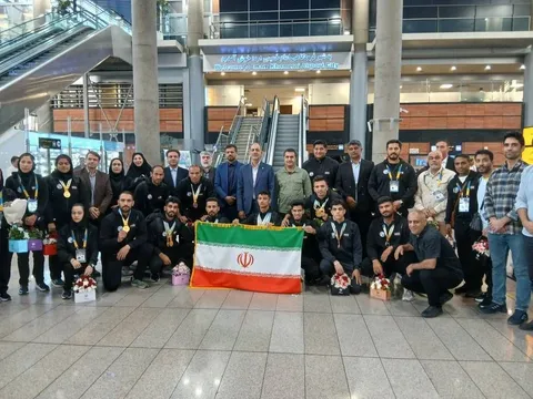 بازگشت تیم ملی دوومیدانی ناشنوایان به ایران
