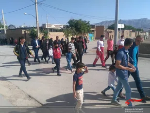 همايش پياده روي خانوادگي  روستاي دزج به مناسبت هفته دفاع مقدس