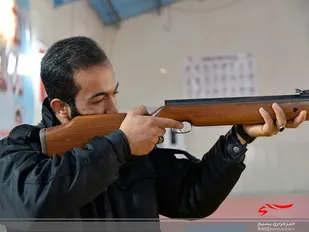 برگزاری مسابقه تیراندازی باتفنگ بادی درتنگستان