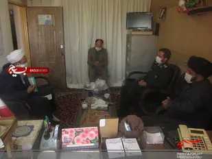 دیدار امام جمعه اهل سنت تازه یاب با فرمانده سپاه مانه وسملقان