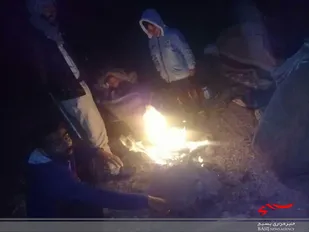 امداد رسانی پایگاه مقاومت بسیج شهدای دزج به عشایر