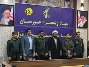 مراسم تکریم و معارفه مسئول پیشین و جدید  بسیج رسانه شهرستان  دزفول برگزار شد