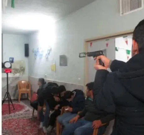 کلاس شبیه ساز لیزر در پایگاه شهید چمران خوانسار برگزار شد