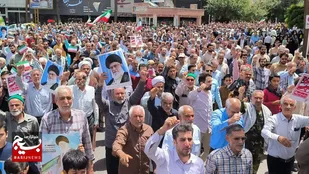 حماسه آفرینی مردم ولایتمدار شهرستان گناباد در جمعه خشم و نصر+عکس و فیلم
