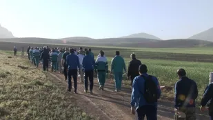 همایش پیاده روی رزمندگان تیپ 44 قمربنی هاشم(ع)