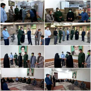 دیدار با خانواده ی شهدا،جانبازان و ایثارگران در روستای حاضر میل دهلران