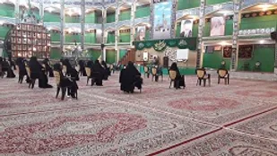 مجلس عزای فاطمیه حوزه نرجس خاتون ناحیه مرکزی یزد در محمود اباد