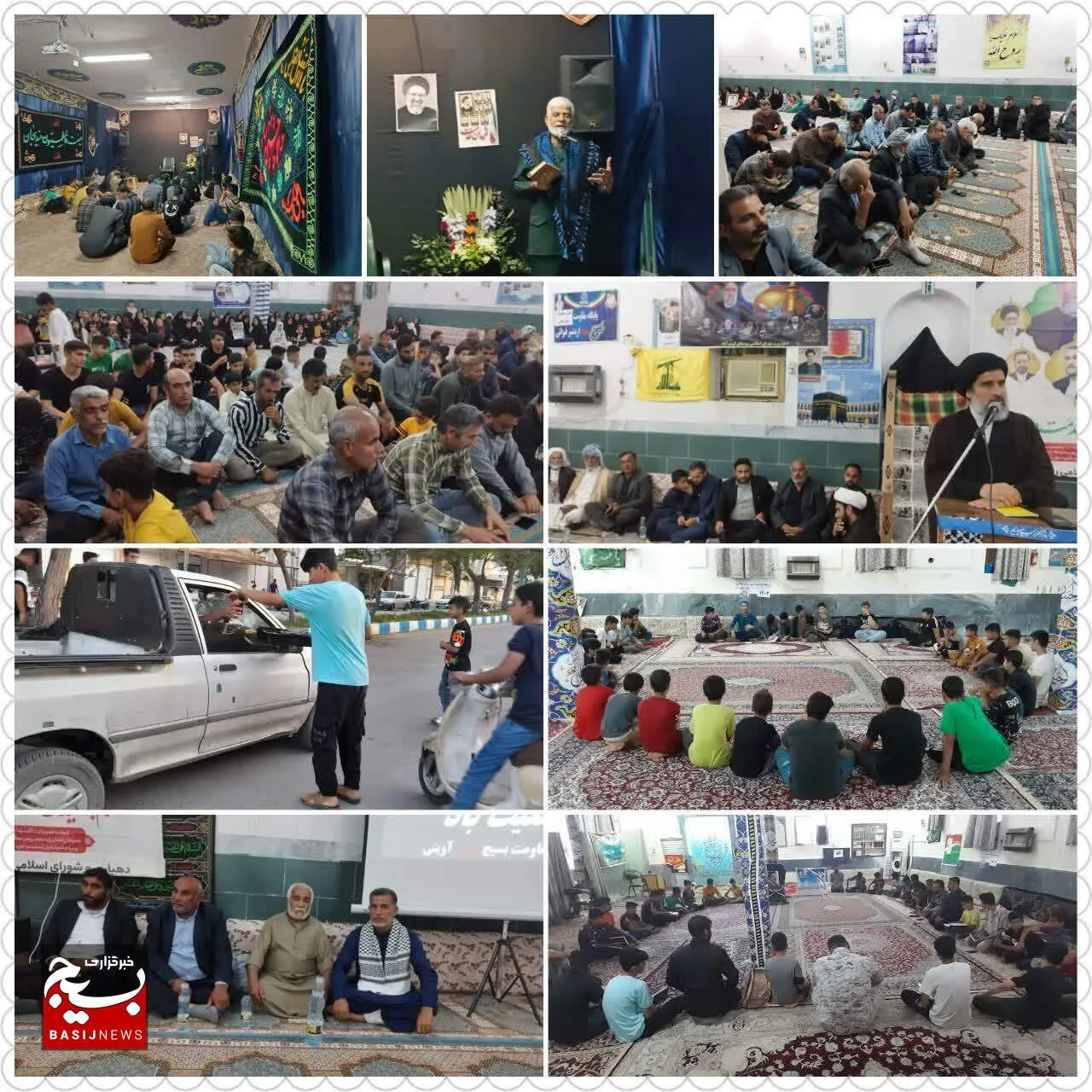 برگزاری مجالس سوگواری شهدای خدمت در مناطق شهری و روستایی هندیجان