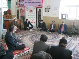 برپایی میز خدمت در روستای مصطفی آباد