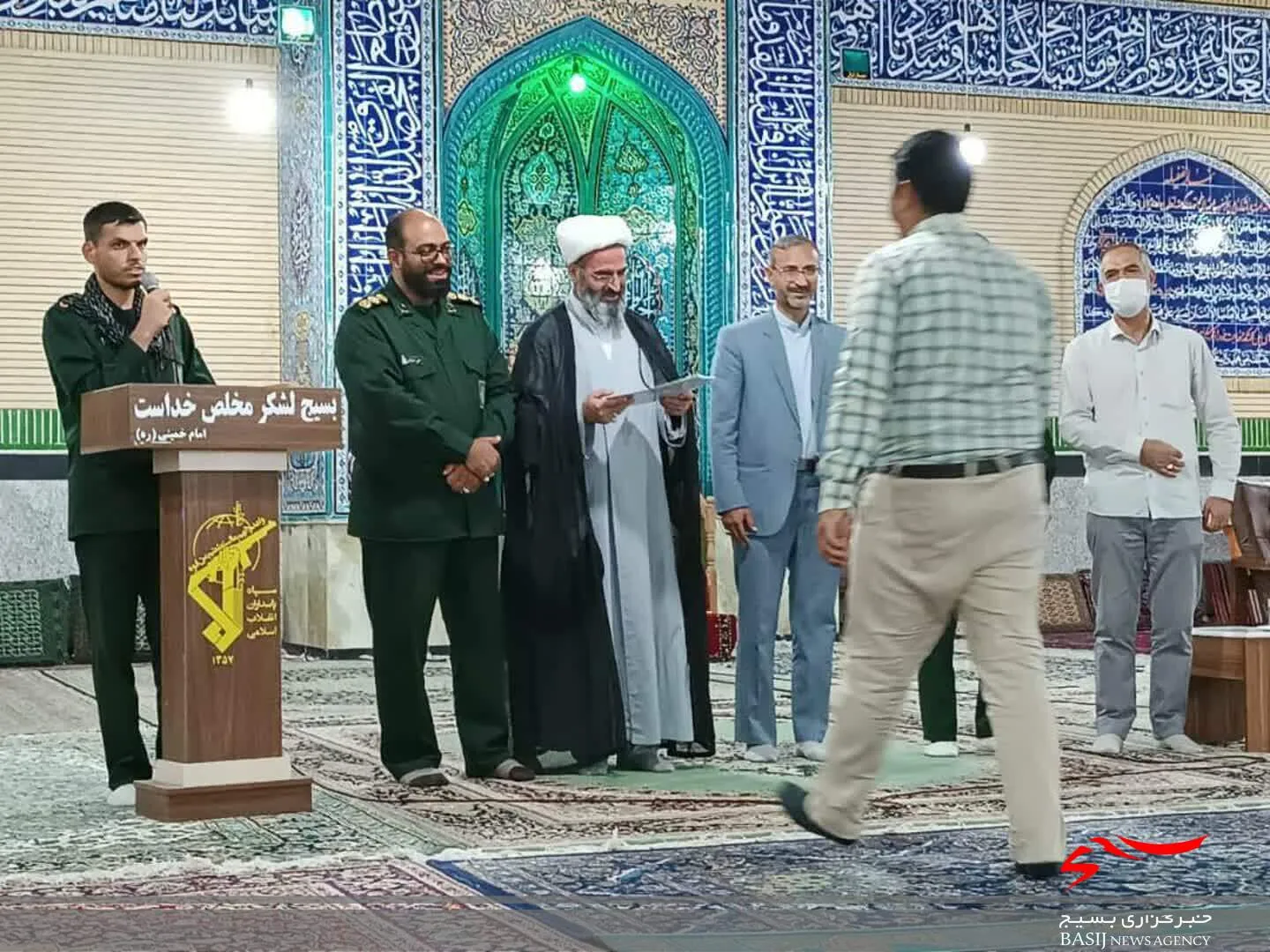 فرمانده جدید پایگاه بسیج پنج تن آل عبا در سمنان معرفی شد