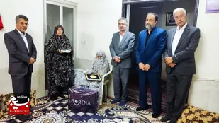 دیدار رئیس دانشگاه آزاد اسلامی کاشمر با خانواده&zwnj;های معظم شهدا