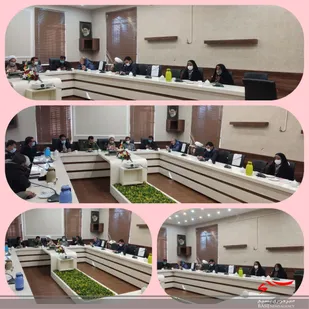 برگزاری قرارگاه نبی اکرم (ص) بسیج شهر کلاته خیج در راستای برنامه ریزی دهه فجر