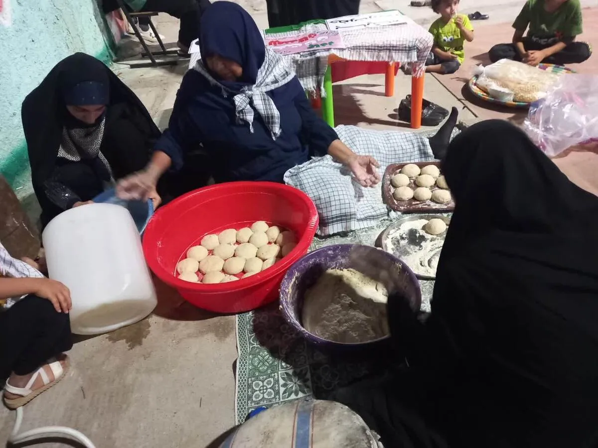 ایستگاه صلواتی بمناسبت هفته بسیج سازندگی در آغاجاری