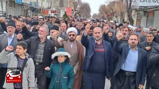 راهپیمایی حمایت از مردم غزه در فارسان