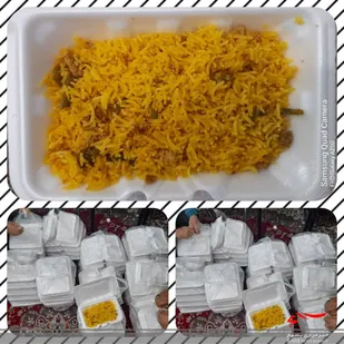 ۲۰۰ پرس غذا گرم و ۵۰ بسته گوشت بین نیازمندان توزیع شد