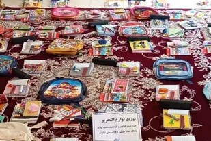 لبخند شادی بر لبان دانش&zwnj;آموزان کم&zwnj;برخوردار همدان