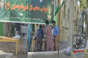 برپایی موکب محبان امیرالمومنین در سراوان