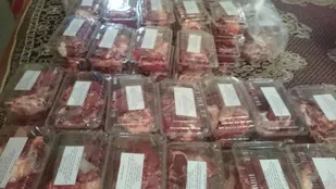 پخش گوشت قربانی در دیر