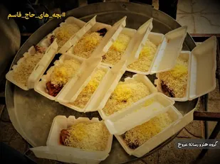 پخت وتوزیع 1400 دست غذا جهت کمک به نیازمندان در ابرکوه