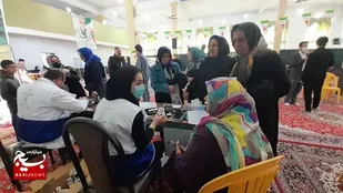 کاروان خدمات پزشکی درمانی در کجور + تصاویر