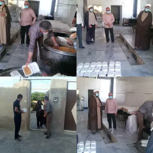 توزیع 500 پرس غذای گرم بین نیازمندان روستای ترکان