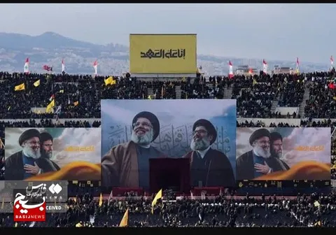 مراسم یادبود شهید سیدحسن نصرالله در مصلی تهران برگزار شد