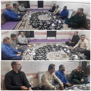 بازدید هیئت بازرسی و نظارت ستادی سازمان بسیج هنرمندان خوزستان از کانون بسیج هنرمندان ایذه