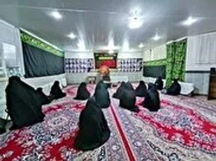 مراسم ایام فاطمیه در پایگاه ریحانه النبی حوزه نرجس خاتون ناحیه مرکزی یزد