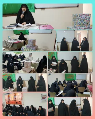 حضور فرمانده حوزه فاطمه زهرا(س)در حوزه علمیه کوثر خرمشهر و تقدیر از اساتید ومربیان