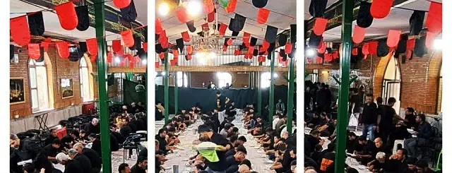 توزیع 300 پرس غذا در شام عزاداری حضرت رقیه(س)