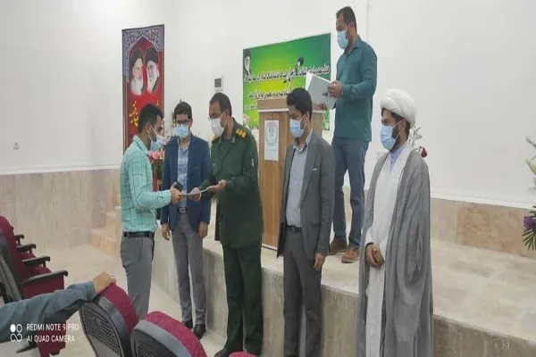 تجلیل از بسیجیان و پاسداران فعال در طرح شهید سلیمانی