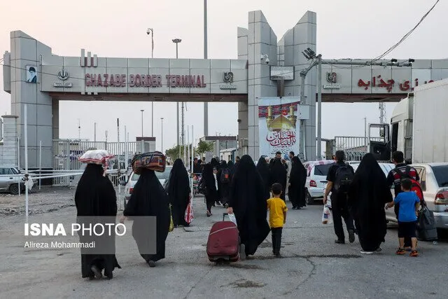 ثبت بیش از ۵۰۰ هزار تردد مسافر در مرزهای شلمچه و چذابه تا ۲۹ تیرماه