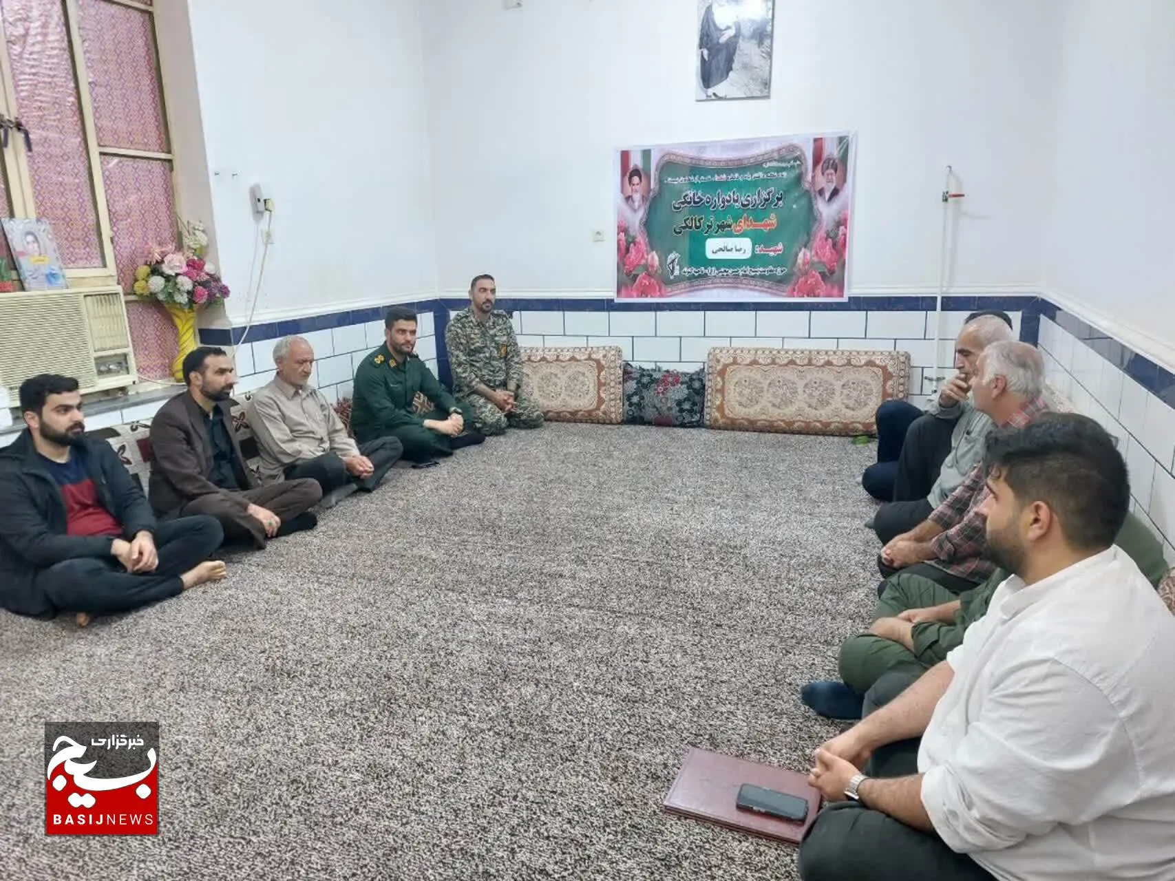برگزاری یادواره خانگی شهدا در گتوند