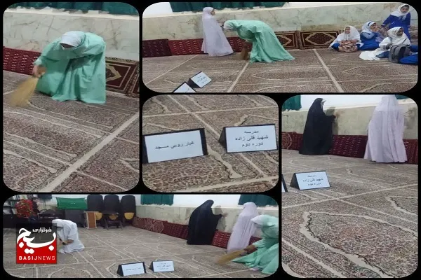 مساجد ایرانشهر به مناسبت هفته قرآن و عترت غبارروبی شد