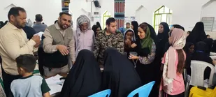 پویش سلامت علوی شهید رییسی در آغاجاری