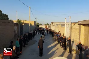 عطر محرم در روستای هریان رزن پیچید