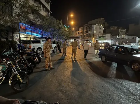 تور ایست و بازرسی  توسط بسیجیان گردان 10 امام حسین برگزار شد