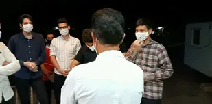 حضور بسیجیان در بیمارستان سید الشهداء و تشکر از کادر درمانی
