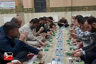 ضیافت افطاری کارکنان وظیفه مرکزآموزش سیدالشهداء(ع) همدان