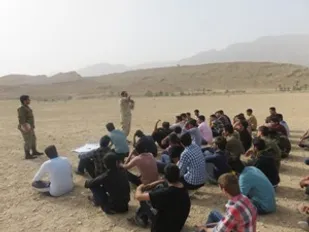 برگزاری اردوی عملی آمادگی دفاعی مدارس ناحیه یک همدان