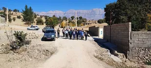 بازدید بخشدار پاتاوه از پروژه های عمرانی روستای ده شیخ + (تصاویر)