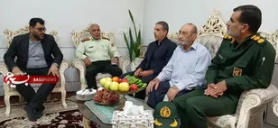 پاسداشت فرهنگ مقاومت؛ عیادت فرمانده سپاه و مسئولان ازنا از یادگاران دفاع مقدس