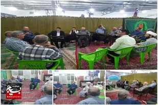 فرمانده کلانتری سرخه در محله اسلامی سرخه حضور یافت