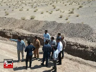 پیشروی خط انتقال آب نوق رفسنجان با توان تخصصی بسیج سازندگی در حال اجراست