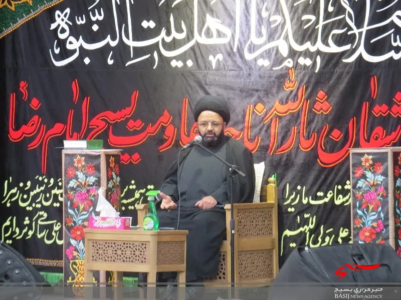 برگزاری مراسم روضه امام حسین (ع) در ناحیه امام رضا(ع) اصفهان