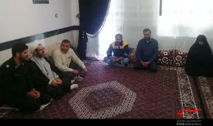 دیدار مسئولان شهر جورقان با خانواده&zwnj;های شهدا