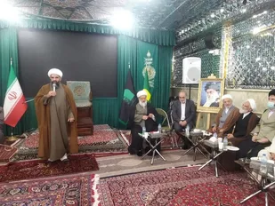 جلسه جامعه مبلغین در حرم حضرت صالح بن موسی الکاظم(ع)، برگزار شد