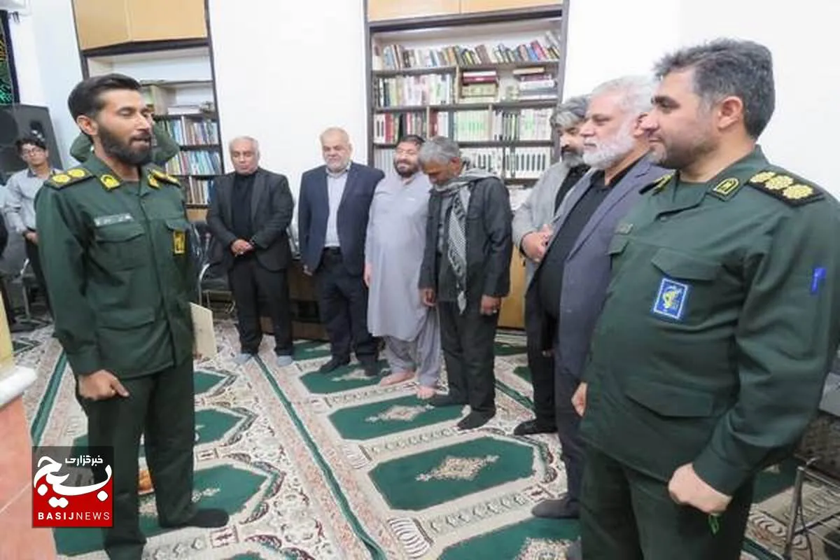 مراسم تکریم و معارفه فرمانده حوزه مقاومت بسیج ثارالله (ع) برگزار شد