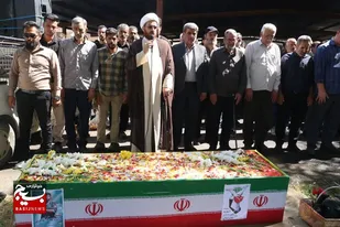 تشییع پیکر پاک شهید داود محمدظاهری در تویسرکان