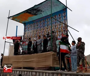 رژه اقتدار ملی و  رزمایش سراسری جانفدا ایران امام رضایی در شهر&zwnj; وردنجان